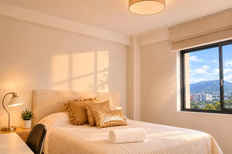 Habitación doble en piso compartido, Málaga — Habitación